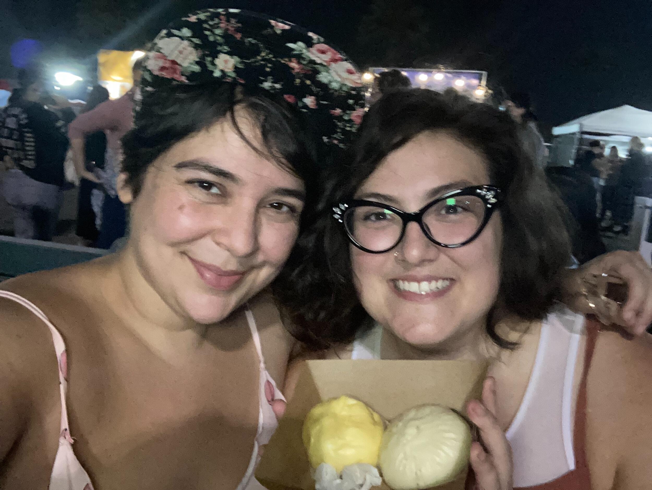 Simone took Ada to the 626 Night Market. Ada had the best bao bun she has ever had