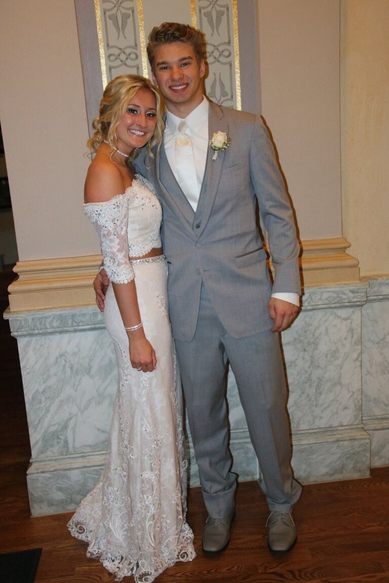 Lexi and Logan went to Lexi's senior prom together. 