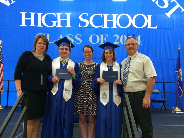 Hailey and her brother, Mason, graduated from Waukesha West