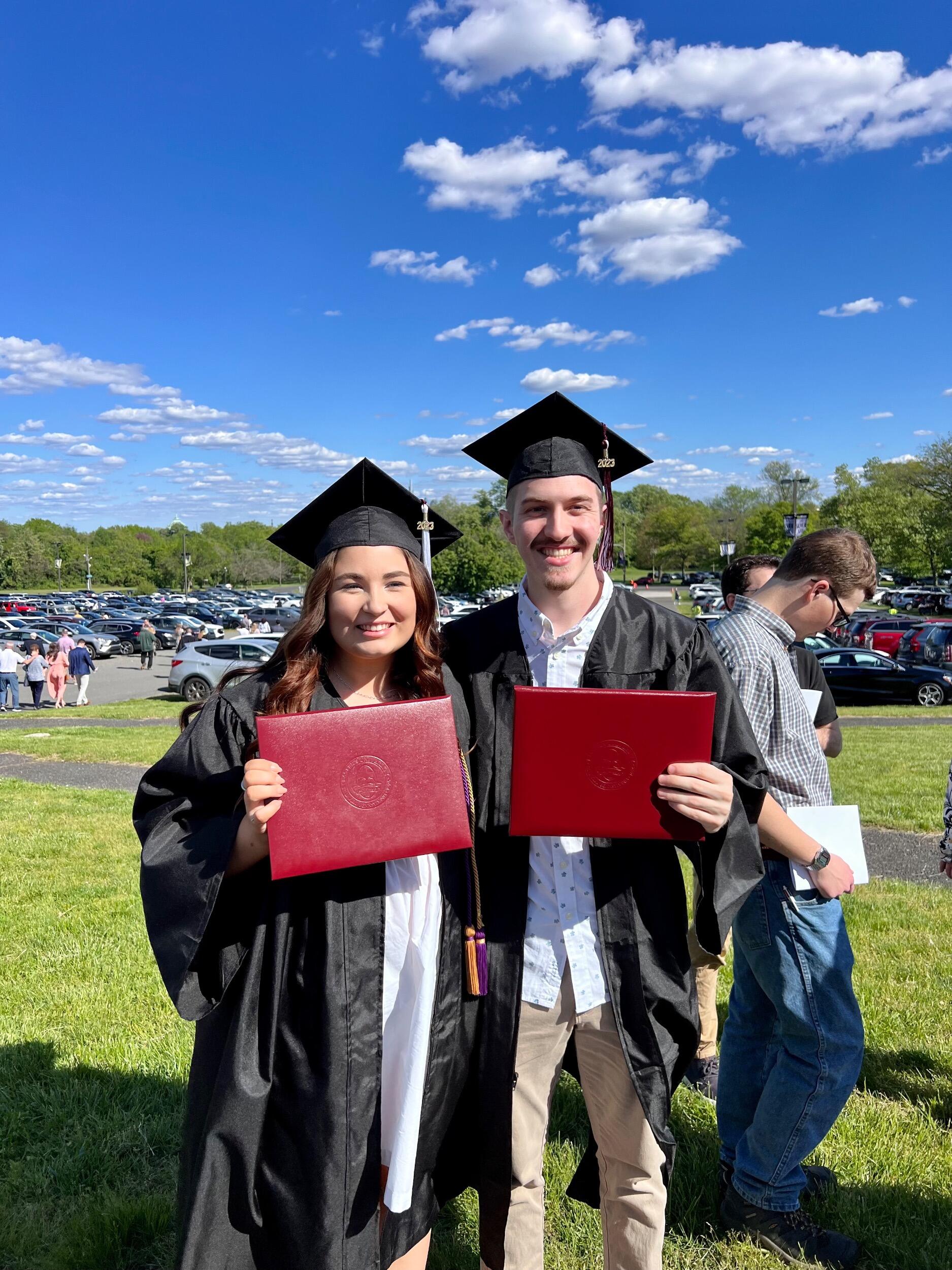 Jared and Chelsea Graduated from College