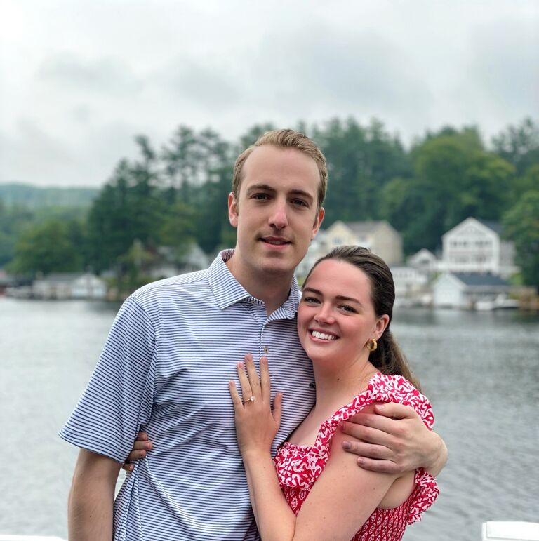 The day we got engaged.