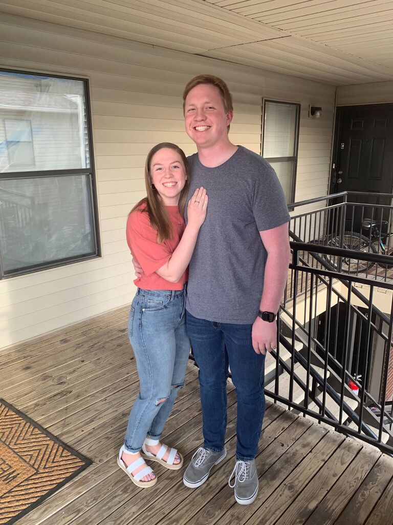 After knowing each other through mutual friends for nearly a year, Jessyka and Anders went out for their first date at Martinelli's.