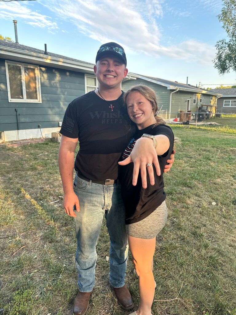 Gavin proposed!!