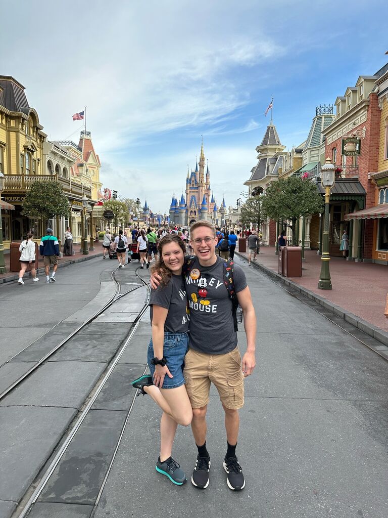 Disney with my parents!! 