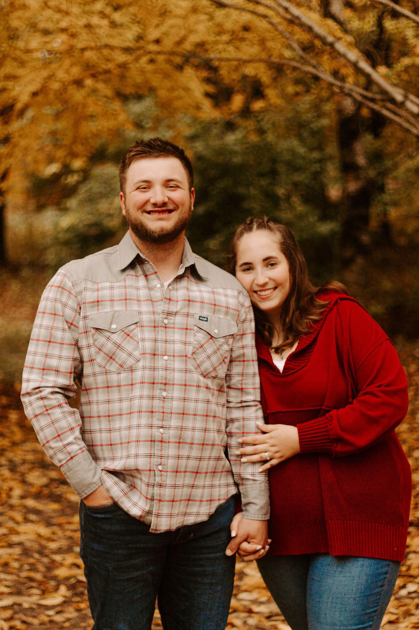 Engagement Pictures! We both love the fall and couldn't wait to take advantage of Michigan's beauty! 