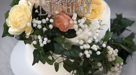 The Birthday Box of roses and peonies in Glendale, CA | Boxed Flowers and  Sweets