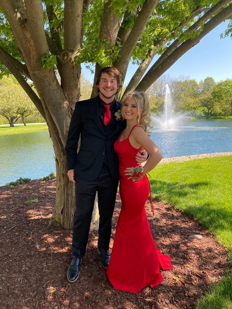Their first and last "official" high school dance together. 