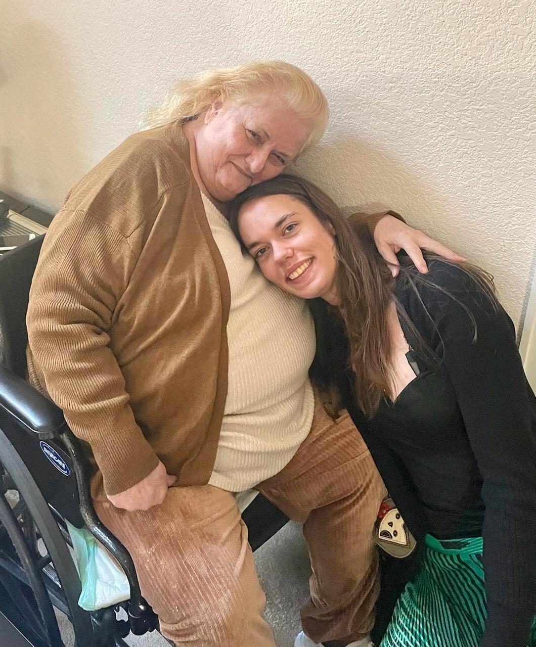 Dom and Grandma Shirley Thanksgiving 