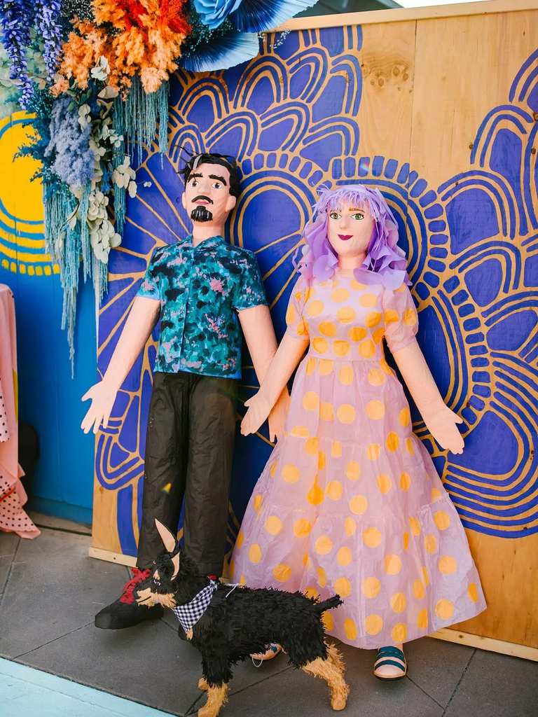 Custom Bride and Groom Piñatas
