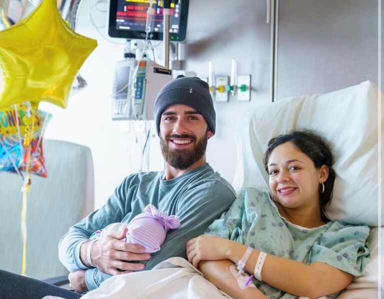 Welcoming our baby girl into the world!