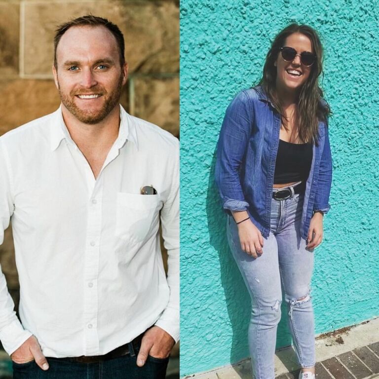 Jeff and Caitlin matched on the dating app, Hinge!


Jeff's leading fact, "We'll get along if: you don't take yourself too seriously, love live music & comedy, and you have a healthy and active lifestyle."

Caitlin's leading fact, "My simple pleasures: making it all the way to my destination standing on the "L" without holding on to anything. 3-time success story."