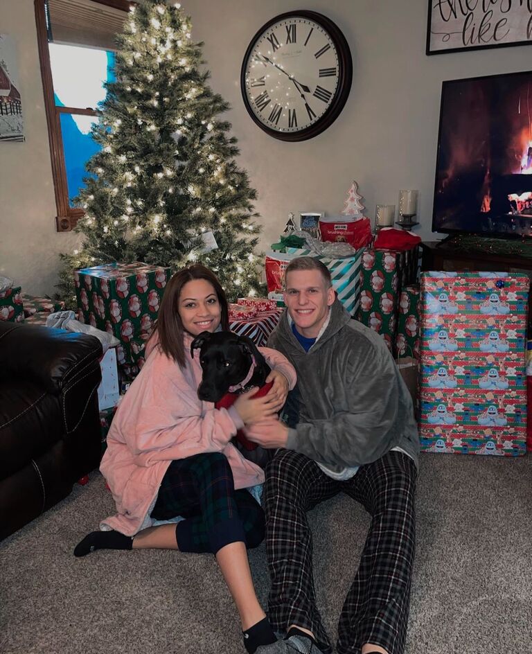 Christmas is always a special time for Nick and Teya to be around family and friends 
