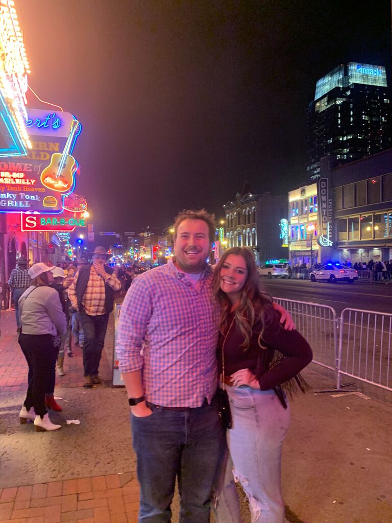 Nick and Elaina celebrate Nick's 28th birthday in Nashville! 