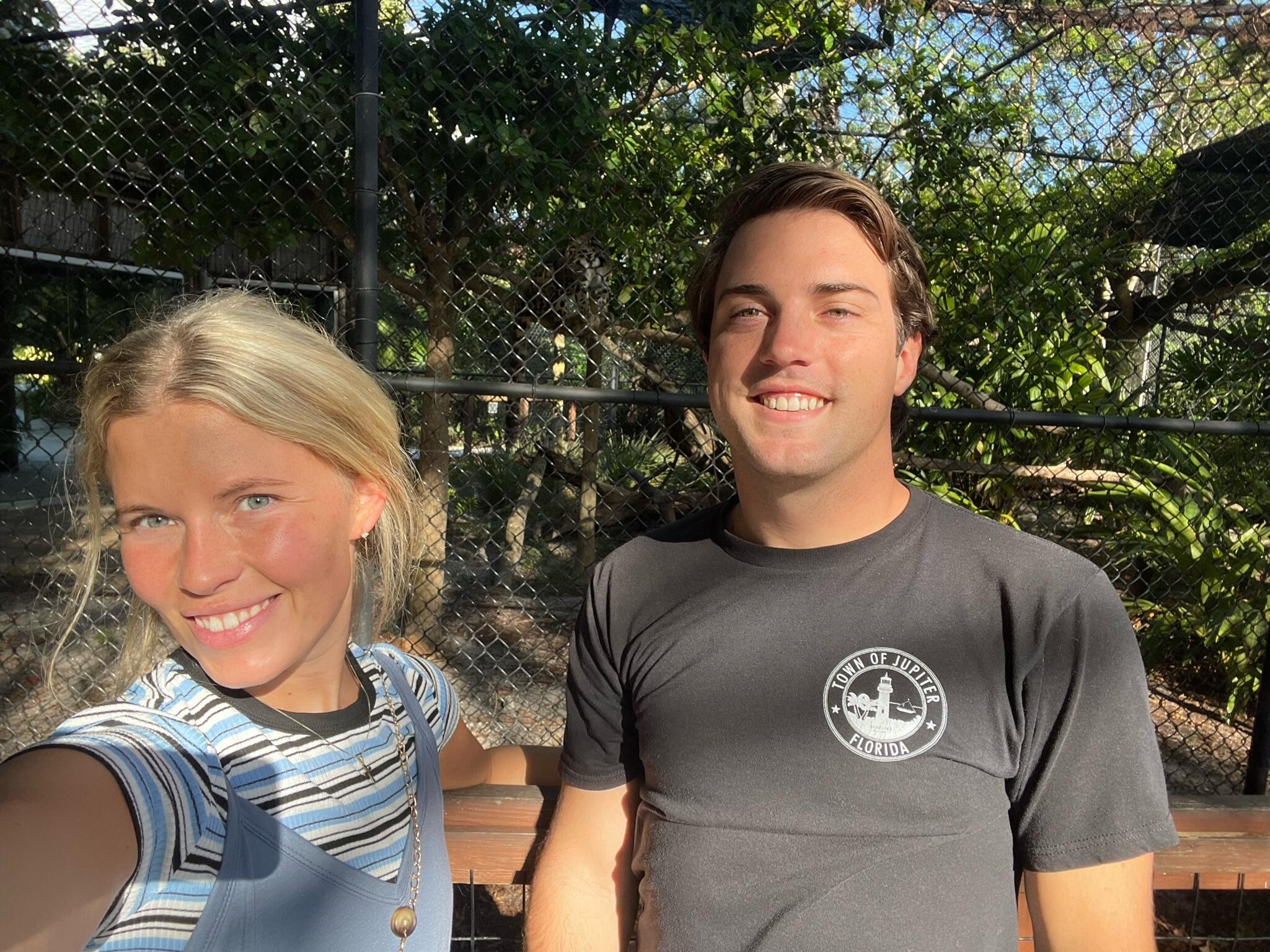 Our first time going to the Zoo together. Naples Zoo!