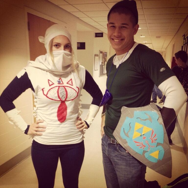 We dressed up for our Video Game Music class that fell on Halloween day.