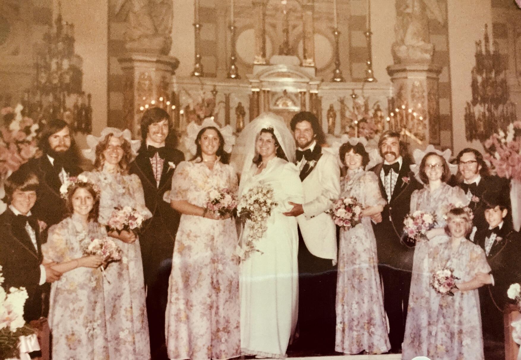 Our wedding day, St. Joseph Church, San Jose