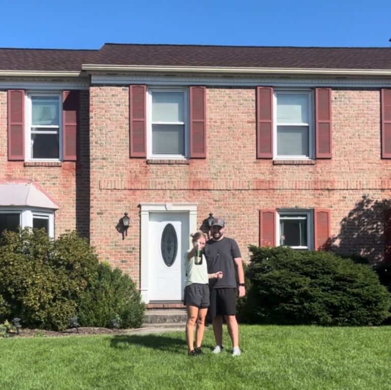 The day they bought their home