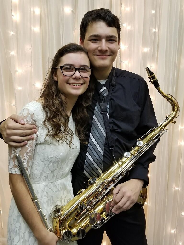 Justin's first band concert