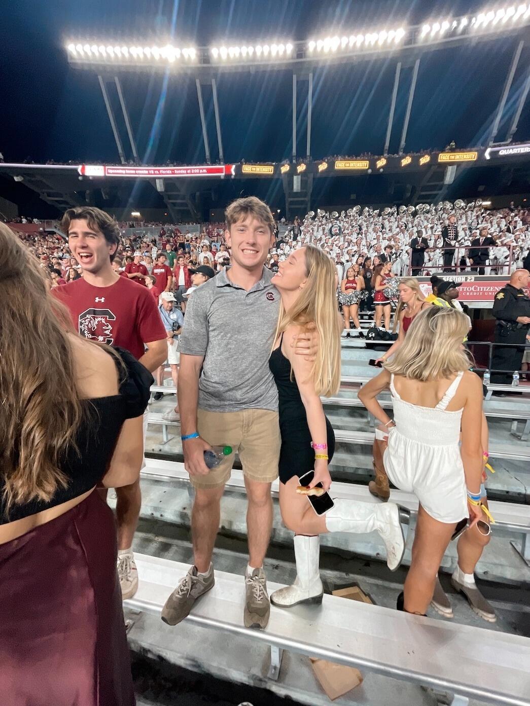 Back to school for Senior year and many game days! Going to all the games together quickly became a favorite tradition - and still is! 