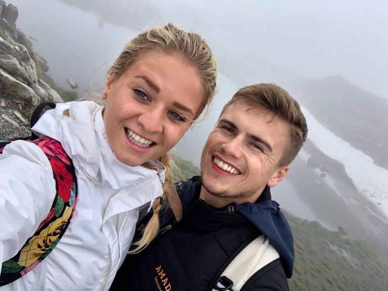 Celebrating one year together at Mt. Baker