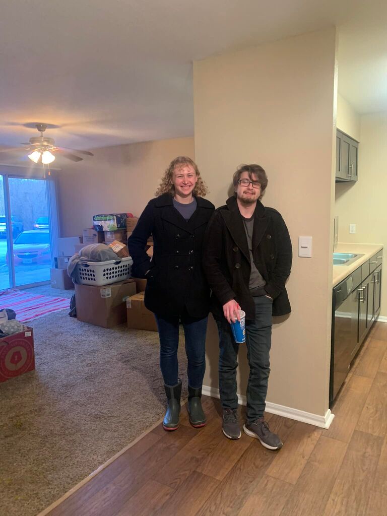 Our first apartment!
