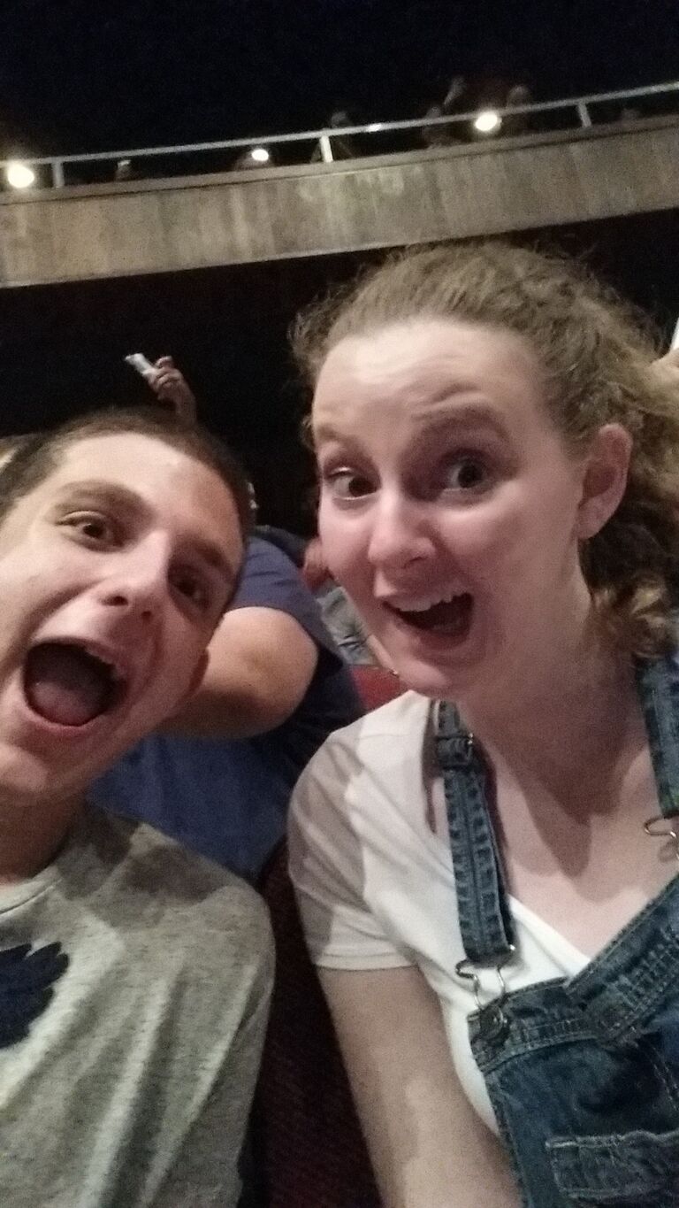 We met on our first day at Brandeis University in Waltham, Massachusetts in August of 2015. Chris was originally supposed to be in a different dorm, but got switched to a room right across the hall from Susannah at the last minute. We bumped into each other on the way to an orientation event and decided to sit together. After that, we started talking and hanging out all the time. Eventually, Chris told Susannah that he "really liked her" and asked her to go on a date. She said yes!