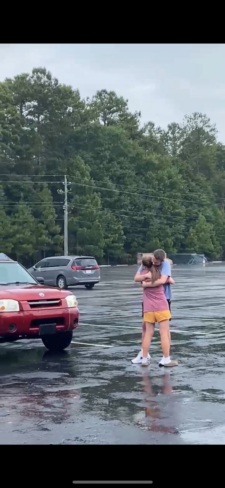 Dylan picked Abby up from camp, and it felt so good to be back together again! 