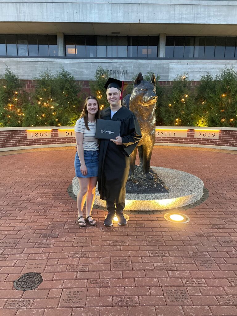 Robert's graduation ceremony for mechanical engineering