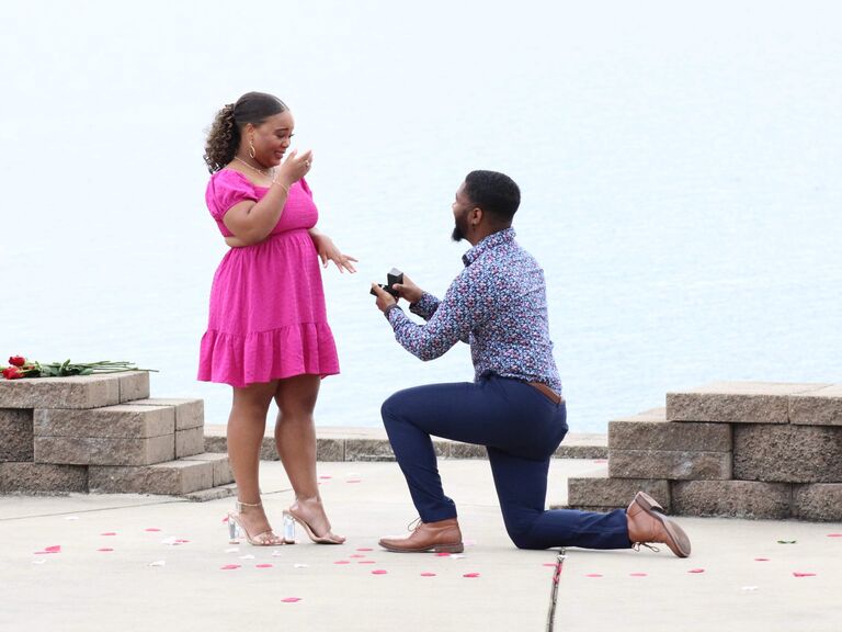 Patrick proposes to Jaelin in a very intimate setting, that they will both remember forever!