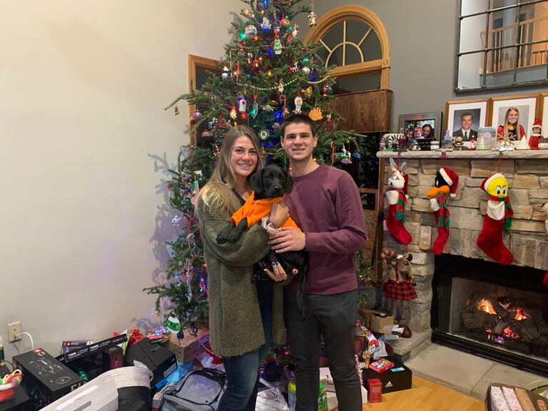 First Christmas with Hudson!