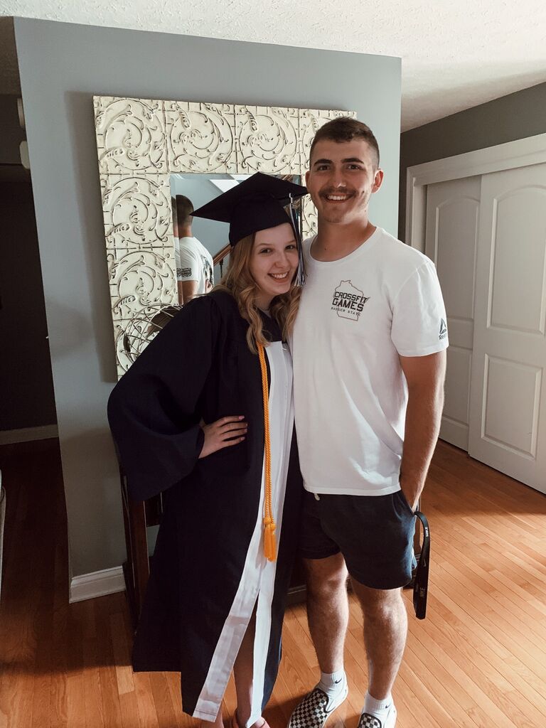 Aaron and I after my high school graduation