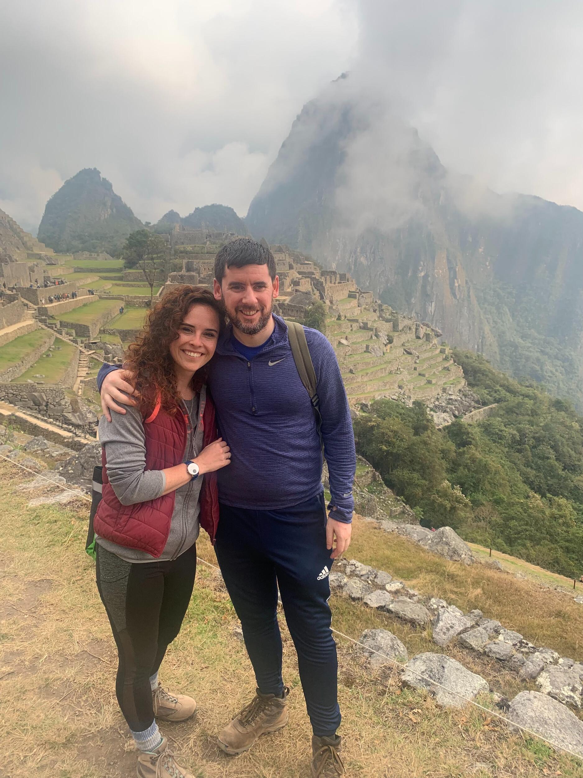 Danielle & Donal at Machu Picchu in Peru.