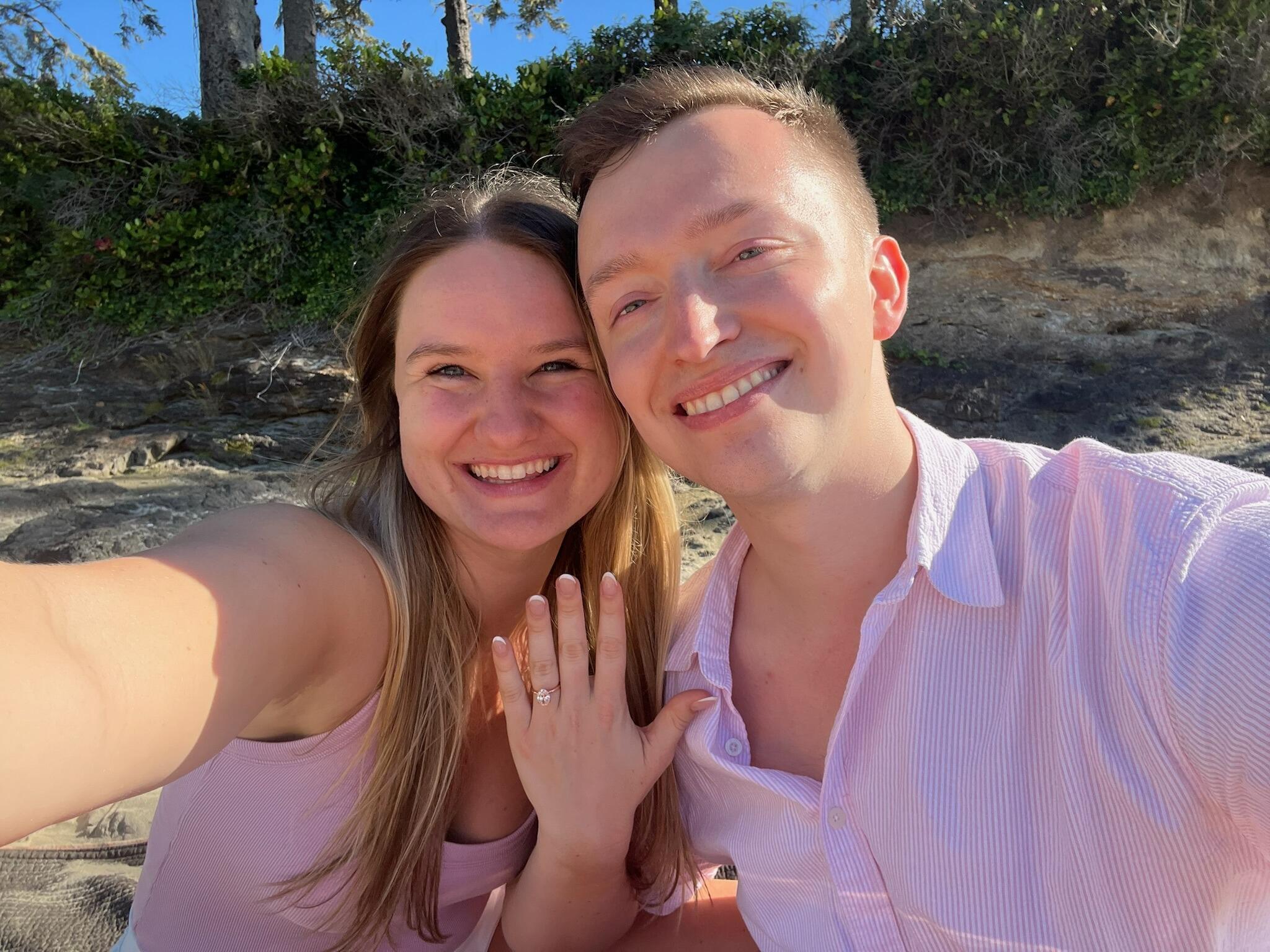 So giggly and in shock!