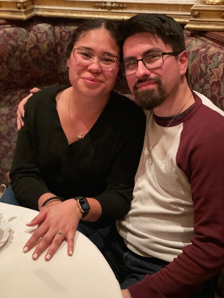 "She said yes!" - Cris