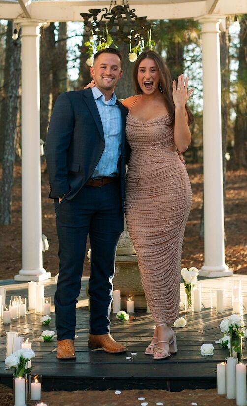 Months after moving back to Georgia and moving in together came the PROPOSAL. The dreamiest of days, filled with shock, a few happy tears, lots of family and friends, and so so much love!