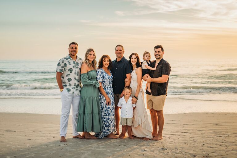 Family vacation on Treasure Island, Florida with McKayla's family.