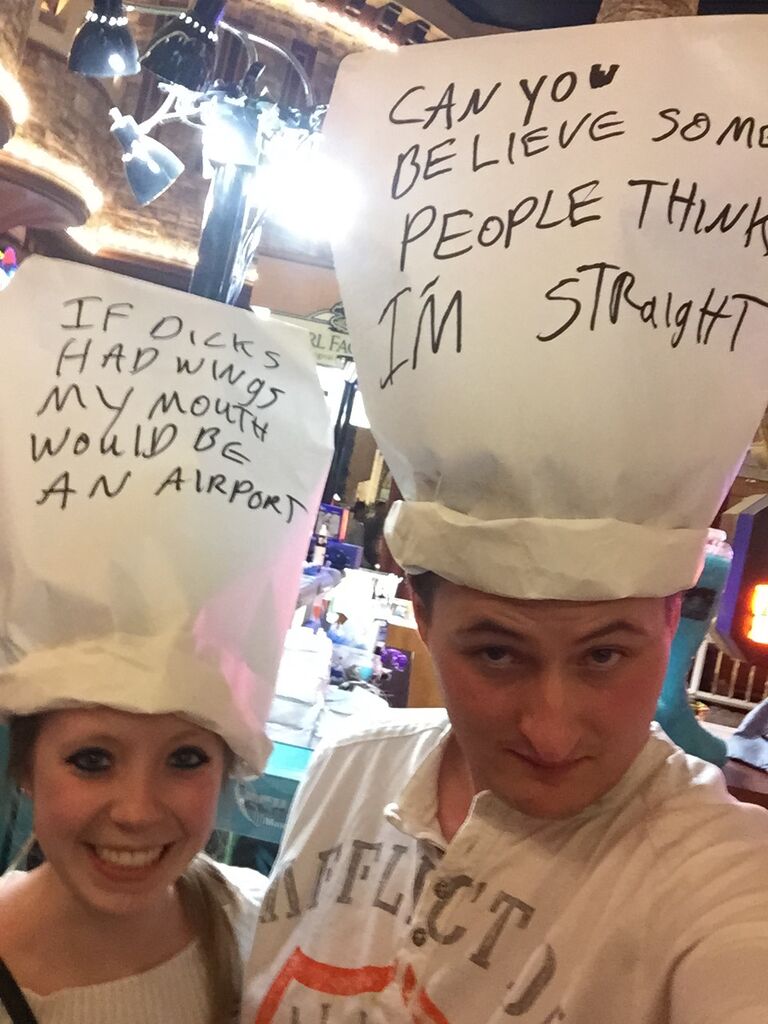 Dicks Last Resort in Las Vegas Nevada where we got utterly roasted by the waitstaff. 