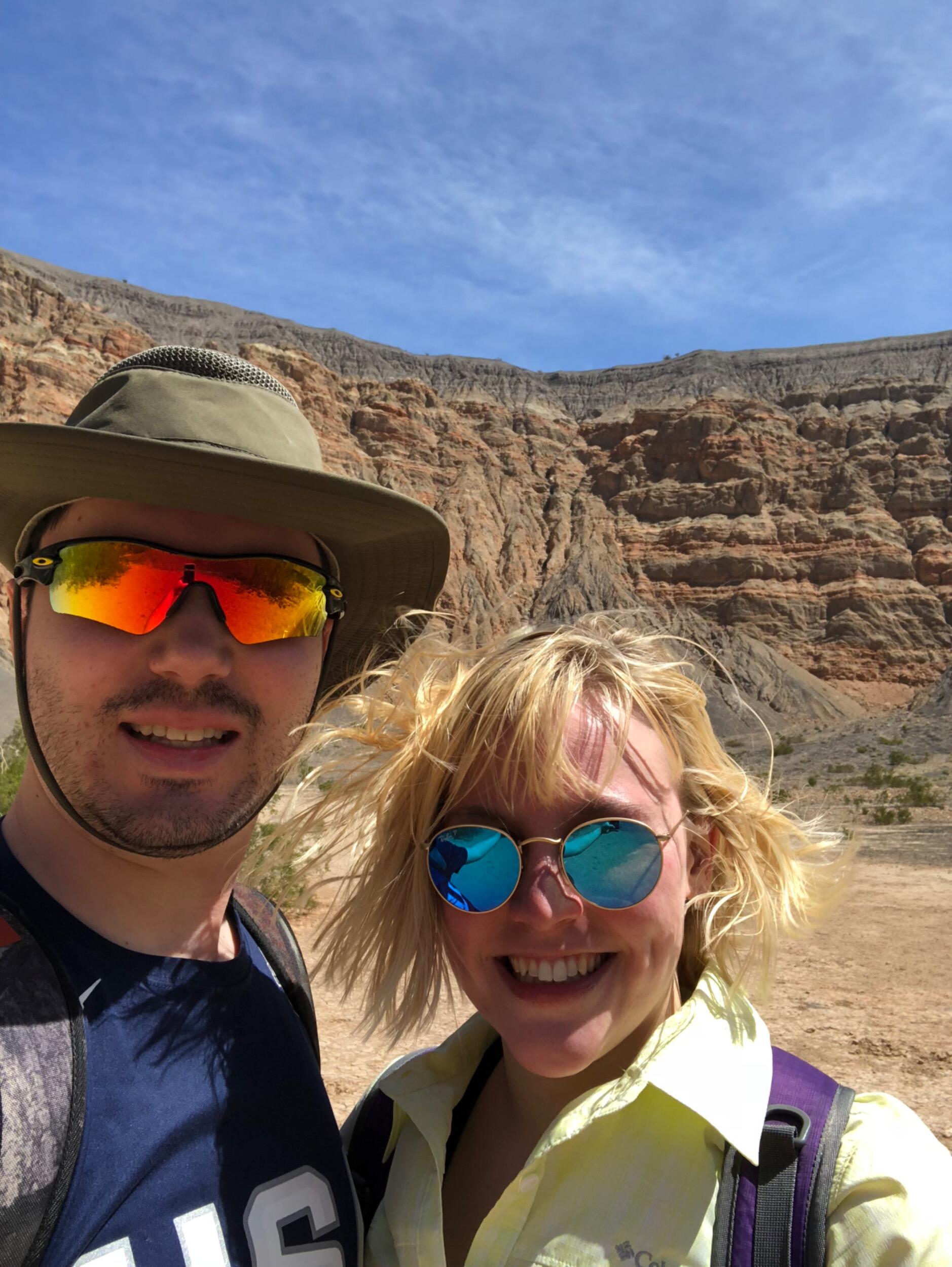 Another year, another trip to Death Valley! This trip included a windy hike into a crater.