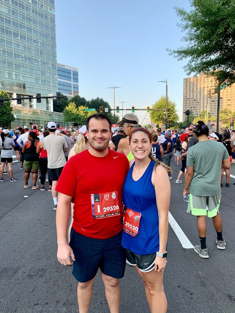 Gabi's first Peachtree Road Race