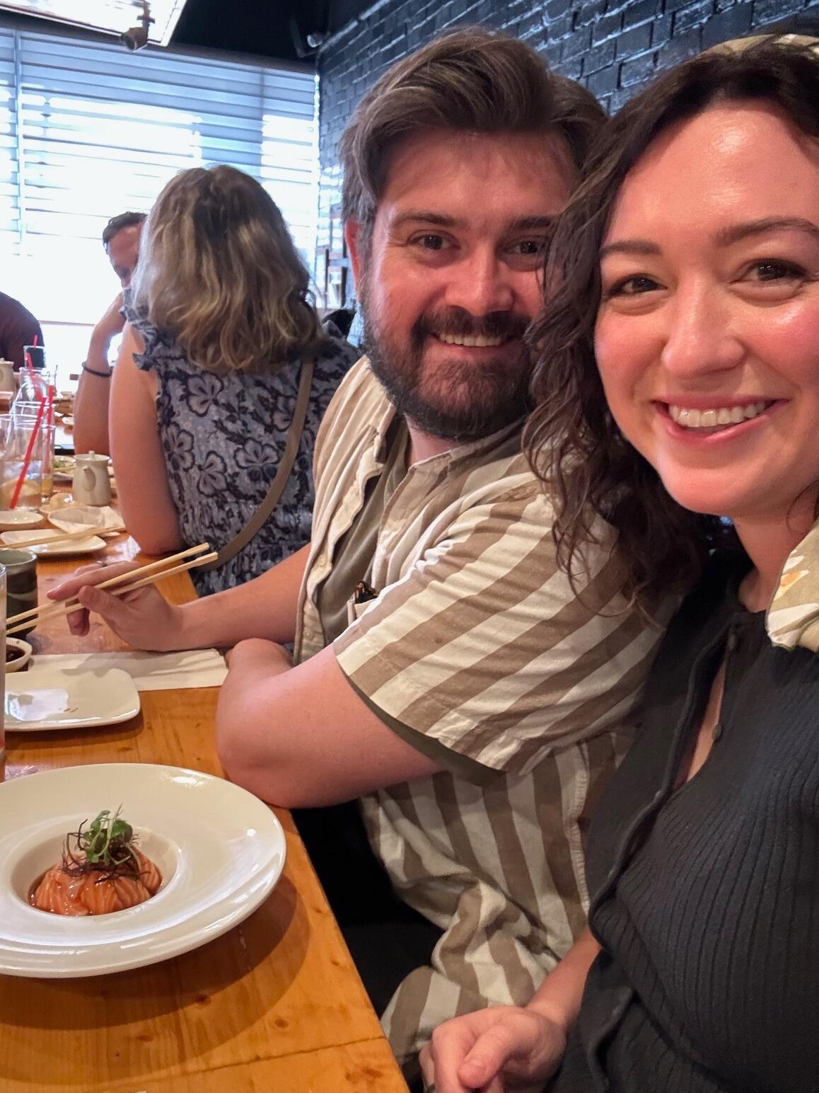 Celebrating Devin's birthday today called for a favored go-to spot, Hatsuyuki  (if anyone ever needs a double date here, hit us up). 