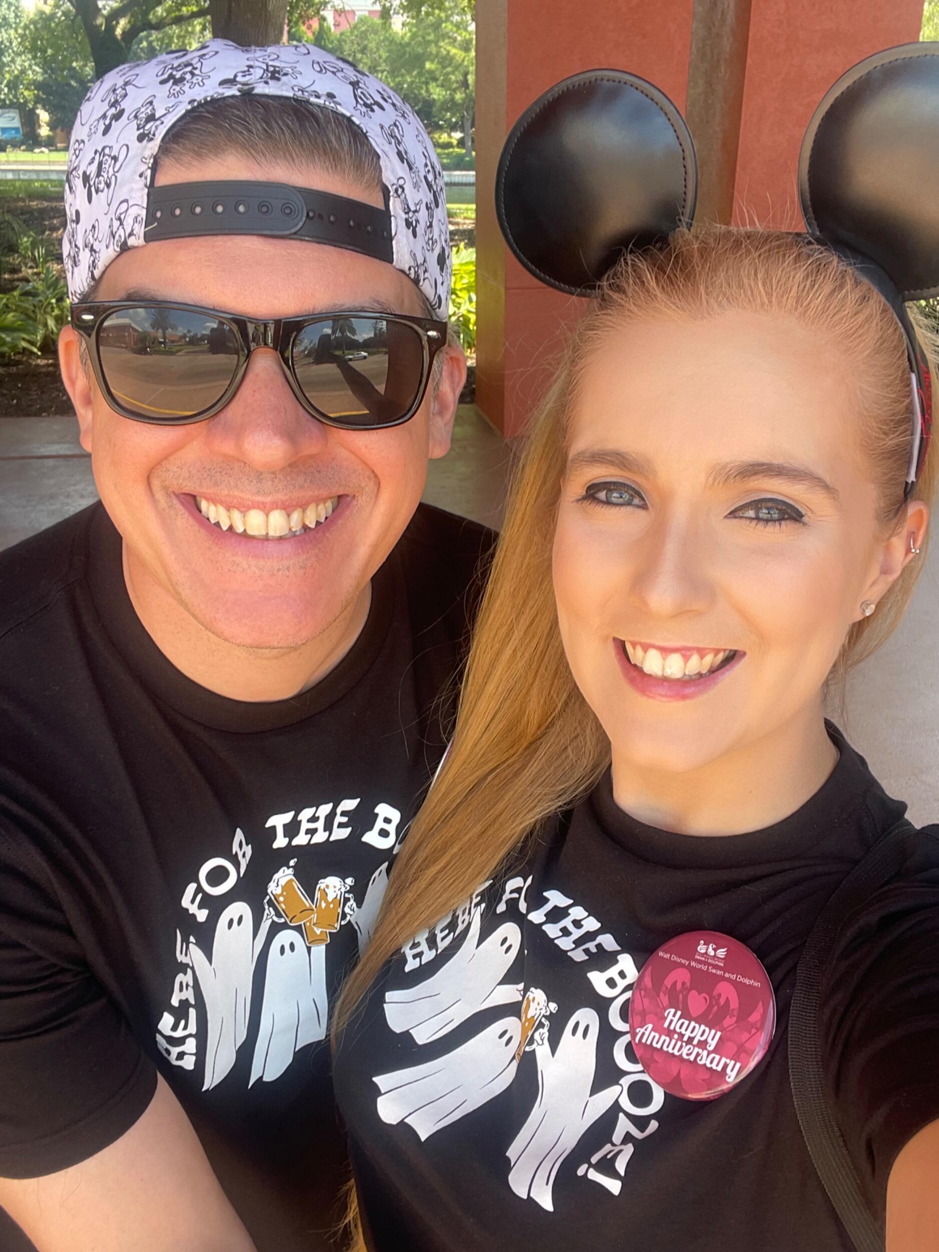 After another happy year together, Pilar and Mike decide to take a last minute trip to Disney World for their 5 year Anniversary. They booked the trip the day before. This will be their 3rd trip to Disney World.....(and counting)