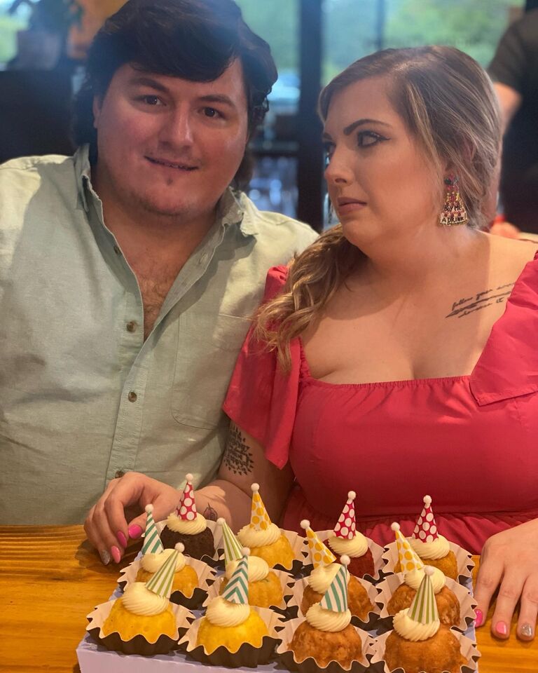Celebrating our birthdays together will always be interesting to say the least! Devin's is May 24th and Kelsey's is May 31st. 