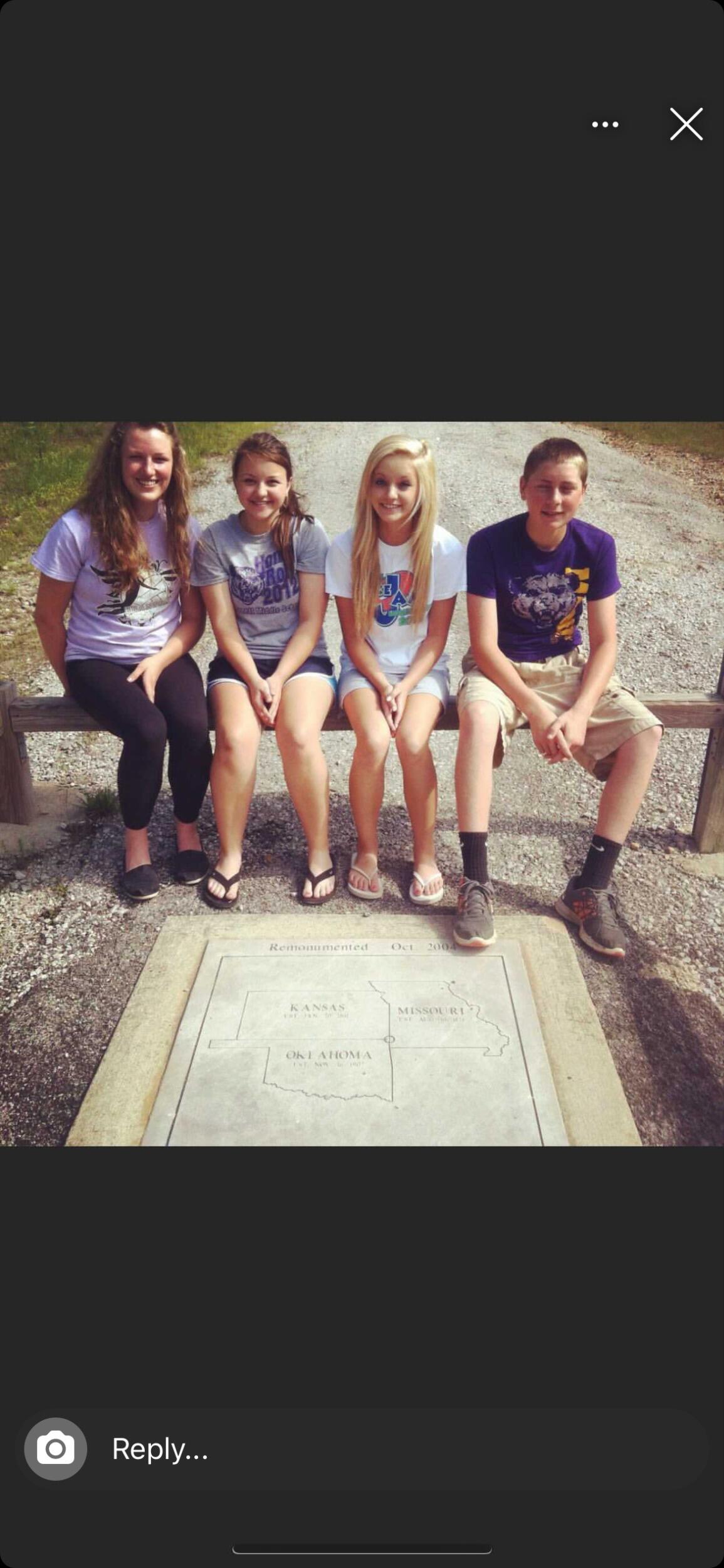 Proof that we were in driver education together and that Thomas almost killed us all 😂