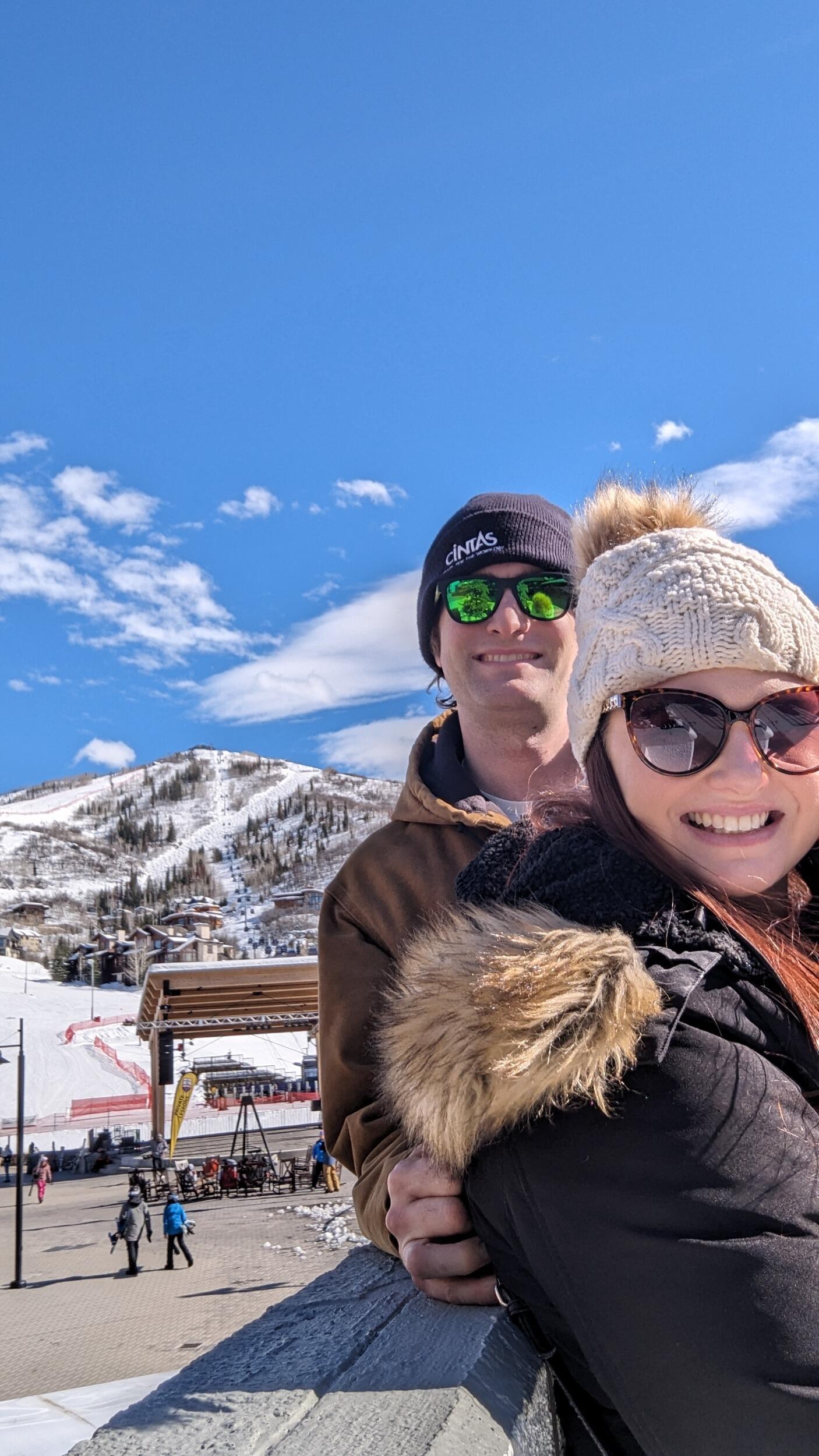 Christian's first time in Steamboat Springs to visit McKendrey's hometown