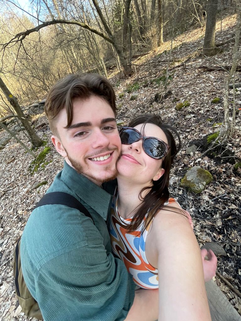 Many months flew by, and the couple was becoming closer and closer by the day. Many, many walks at Weir Hill and The Ward Reservation (Aleah's all time favorite spot) took place. 