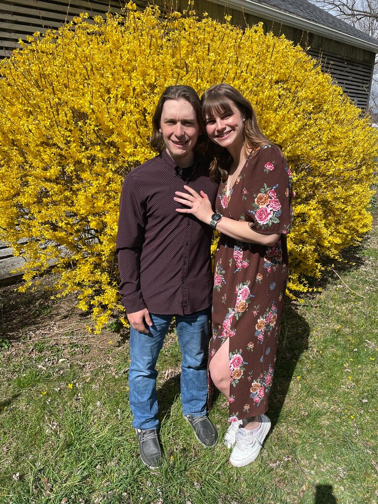 The two celebrated all Easter weekend and now can't wait to celebrate their marriage with you all!