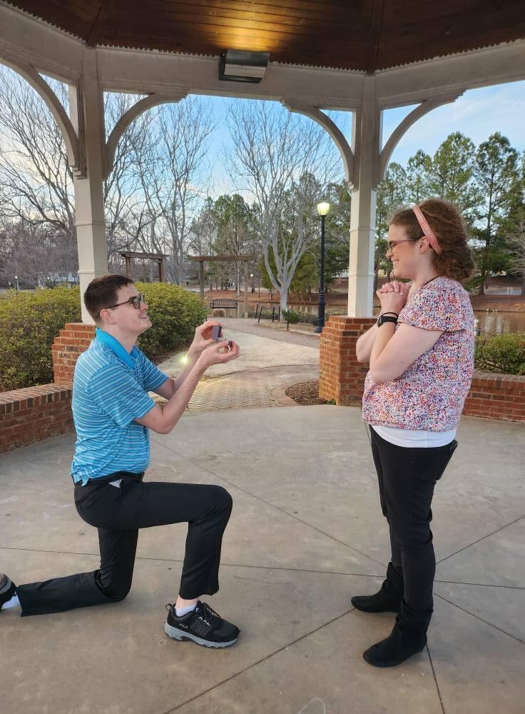 She said yes!