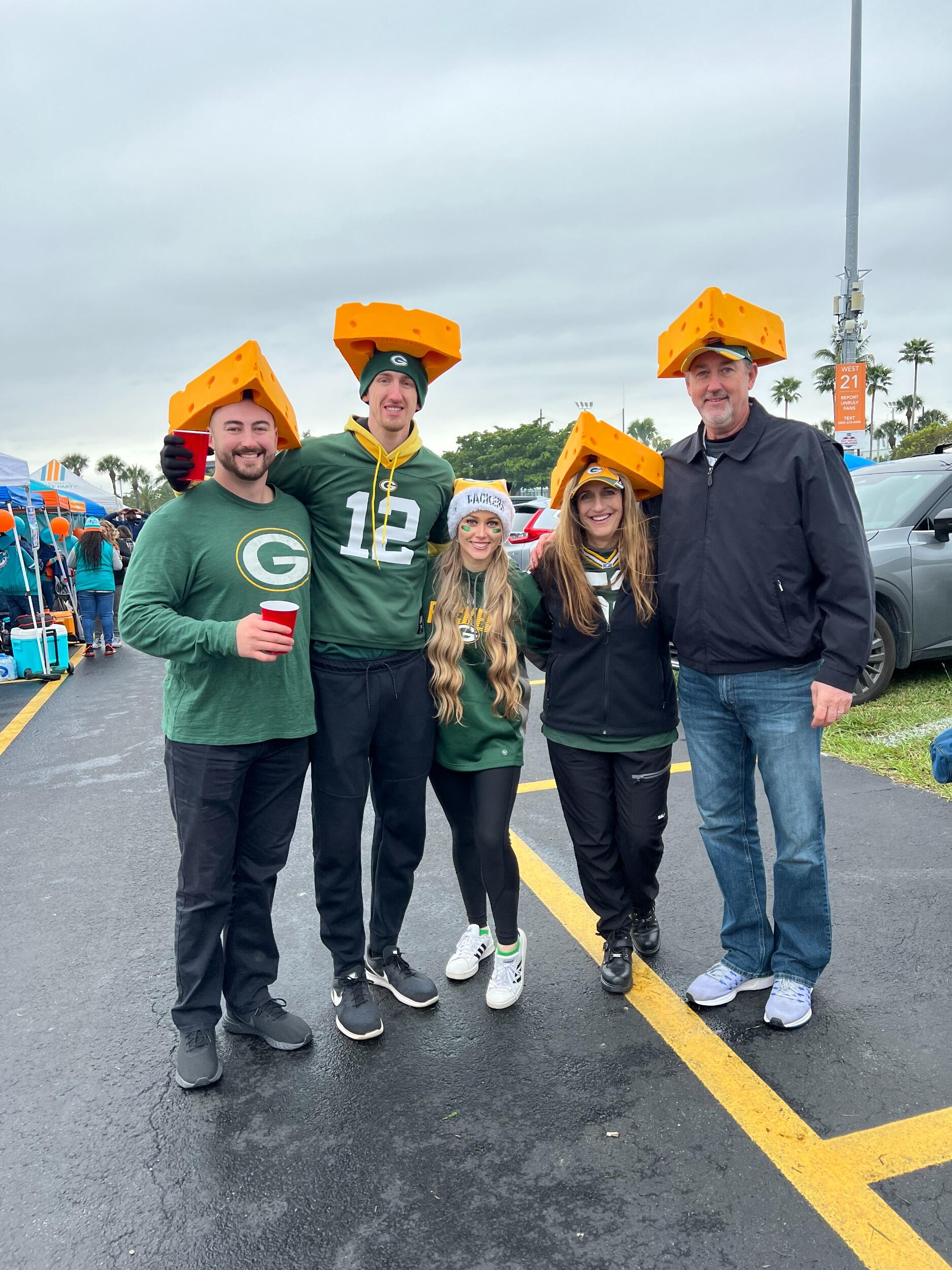 First Packers game for Mere! She's loved getting to support all the Lawrence's favorite teams!