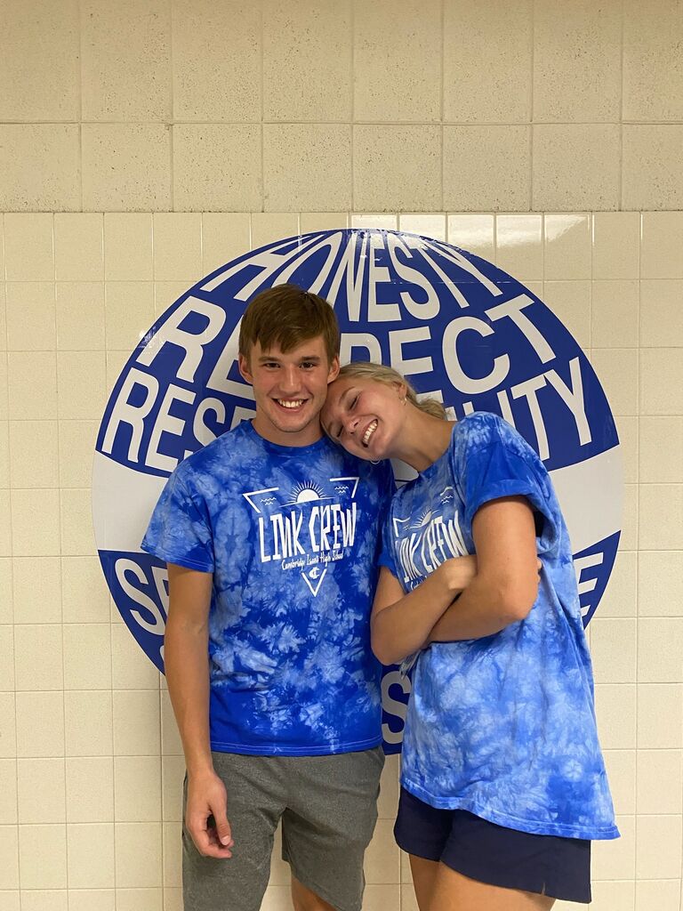 signed up for Link Crew together!