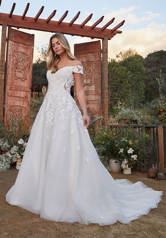 A line shape hot sale wedding dress